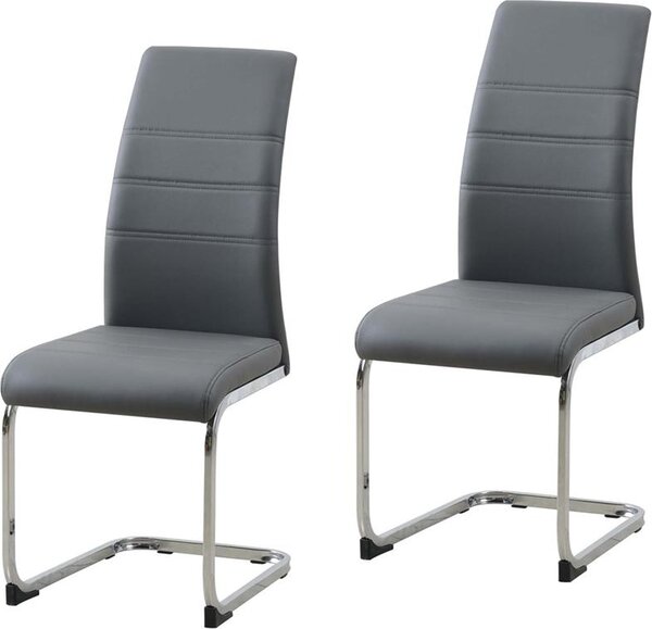 Set di 2 sedie a dondoloPoliuretanogrigio SallyC HTI-Line