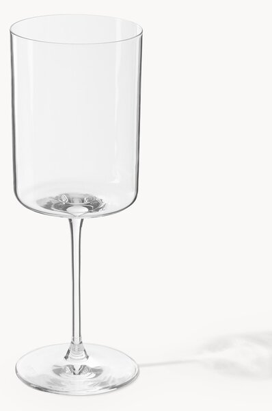 Set di 4 calici da vino bianco in cristallo Xavia