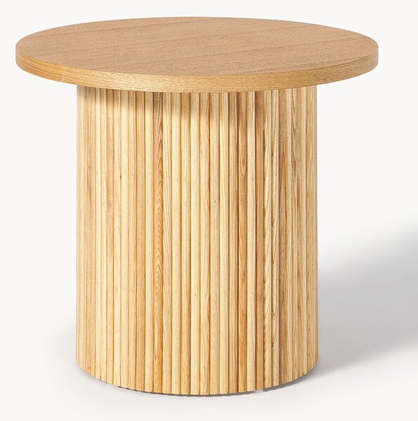 Tavolino rotondo in legno Nele