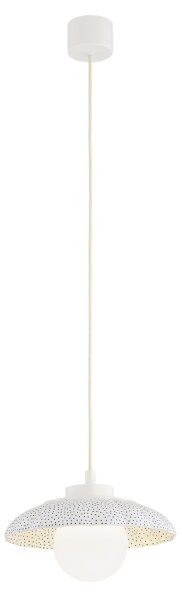Argon 8947 - Lampadario sospeso su cavo BOLL 1xG9/6W/230V bianco