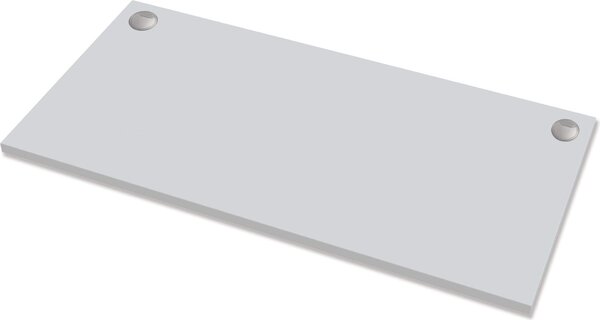 Fellowes® 9870301 Piano di lavoro per Levado™/Cambio™ - 140 x 80 x 2,5 cm, grigio chiaro