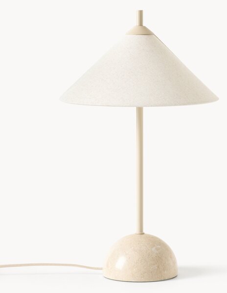 Lampada da tavolo con base in marmo Vica