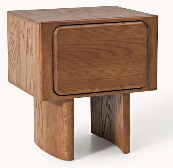Comodino in legno di quercia Chandler
