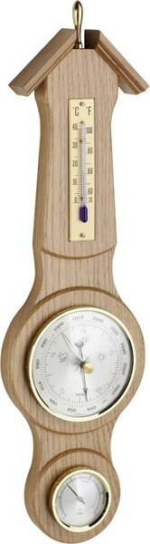 TFA - Stazione meteo analogica in legno massello - 20.1040.02 - rovere, naturale