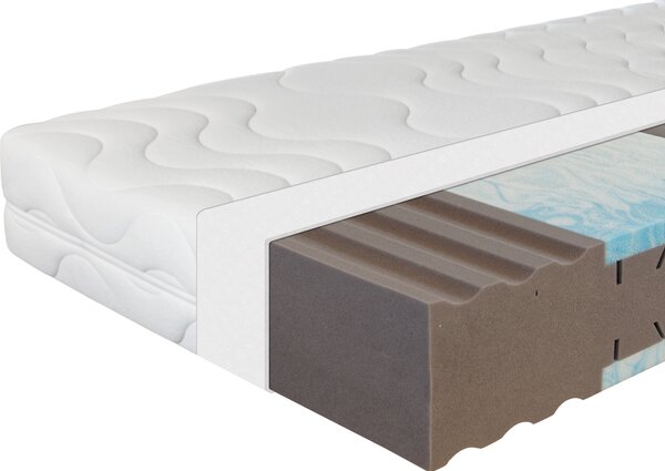 Materasso BeCo Vision Top, 22 cm, schiuma comfort, H2, 160 x 200 cm, valutazione "BUONO" da Stiftung Warentest