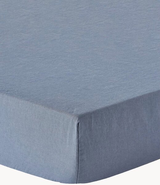 Lenzuolo con angoli topper in lino lavato Airy