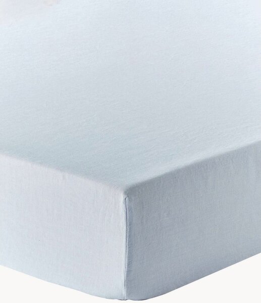 Lenzuolo con angoli topper in lino lavato Airy