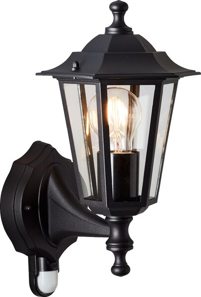 Lampada da parete per esterni, rilevatore di movimento, 38 x 17 x 22 cm, E27, max. 60W, IP44