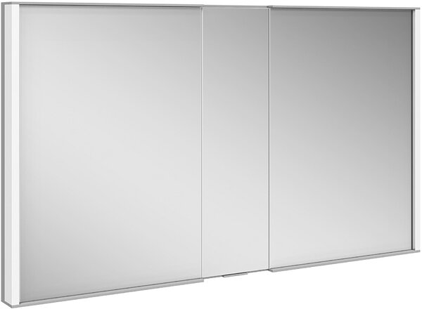 KEUCO ROYAL MATCH armoire de toilette encastrable, 2 portes, élément central fixe, 1200mm, 12814171301, 12814171301