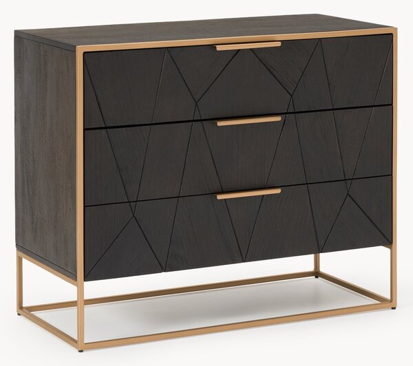 Cassettiera in legno di mango Harry