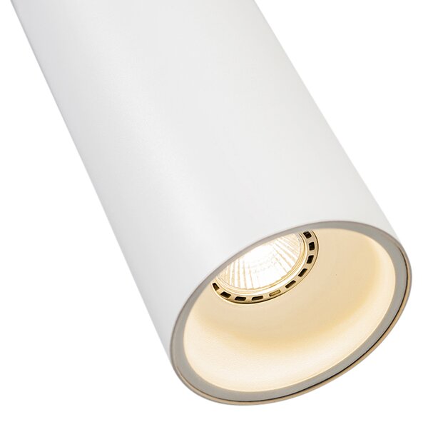 Lampada a sospensione di design bianca - Tubo
