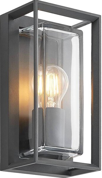 Arcchio Lampada da esterno Ismera, antracite, IP65, sensore