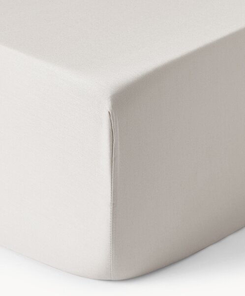 Lenzuolo con angoli boxspring in raso di cotone Comfort