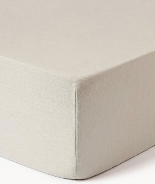 Lenzuolo con angoli in lino lavato Airy