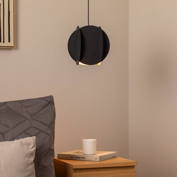 Lampada a sospensione Corner Opviq, dimmerabile, Nero, Soggiorno / Sala da pranzo, Metallo, Moderno, Lampada a sospensione