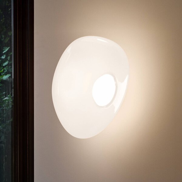 Tom Dixon Applique da parete di design Melt, dimmerabile, Cromo / Argento, Soggiorno / Sala da pranzo, Plastica, Design, Applique