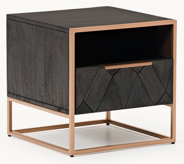Comodino in legno di mango massiccio Harry