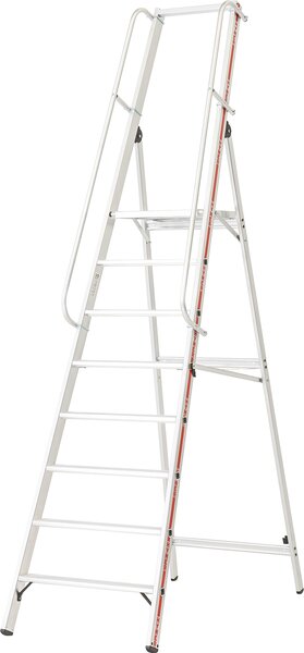 Scala a piattaforma Hymer con corrimano lungo, 8 gradini