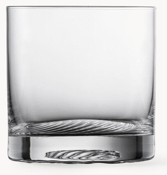 Set di 4 bicchieri da whisky in cristallo Echo