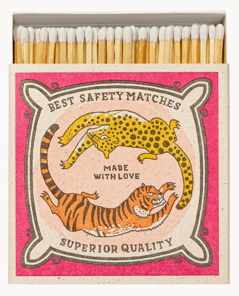 Scatola di fiammiferi di design Chasing Big Cats
