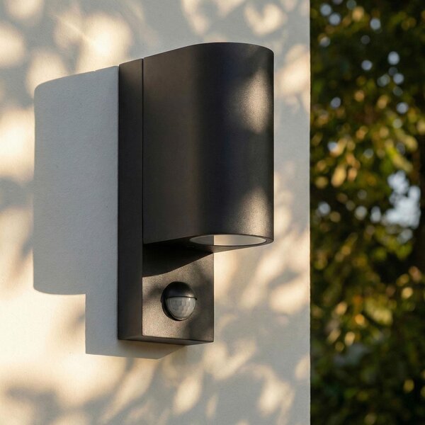 Lampada da parete per esterni Maxkomfort 1267E1-BK Up-Down 2x GU10 con sensore