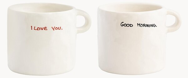 Set di 2 tazze dipinte a mano Perfect Morning