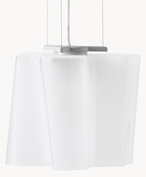 Lampada a sospensione in vetro soffiato Logico