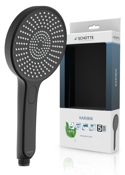 Doccetta KARIBIK, nero opaco