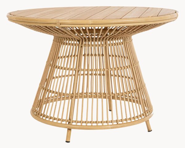 Tavolo da giardino rotondo in legno di teak Tavolo, Ø 110 cm