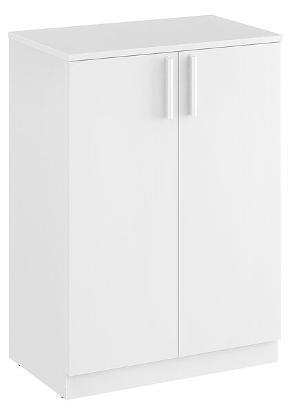 Comodà KOMTO bianca a 2 ante - Mobile da ingresso o soggiorno | Credenza stretta CABI 60 x 84 x 37 cm (LxAxP)