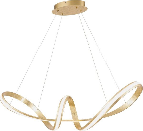 MELINDA Paul Neuhaus Lampada a sospensione, oro, 1xLED-Board 40W 3000K, lampada da interno, IP20