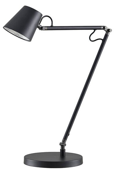 Lucande LED, lampada da tavolo Tarris, altezza 46 cm, nero