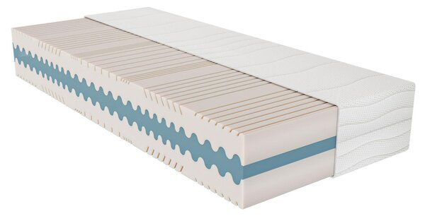 Materasso BeCo Gigant Trio / 140 x 200 cm / H2 / 30 cm di altezza / schiuma comfort con anima in schiuma a freddo a tre strati