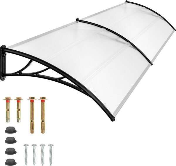 Tectake® tettoia ad arco 200 x 93 cm