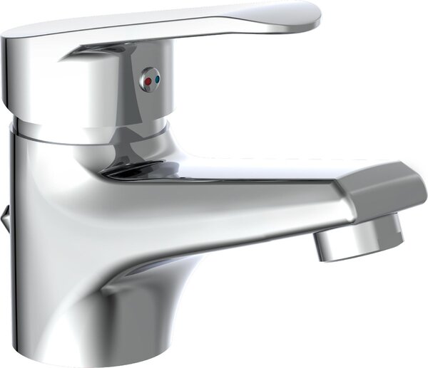 Miscelatore per lavabo SCHÜTTE TESSA con tirante, rubinetto da bagno con scarico a scomparsa, cromo
