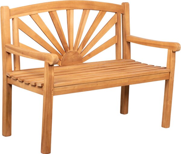 Panchina da giardino sun teak 120 cm