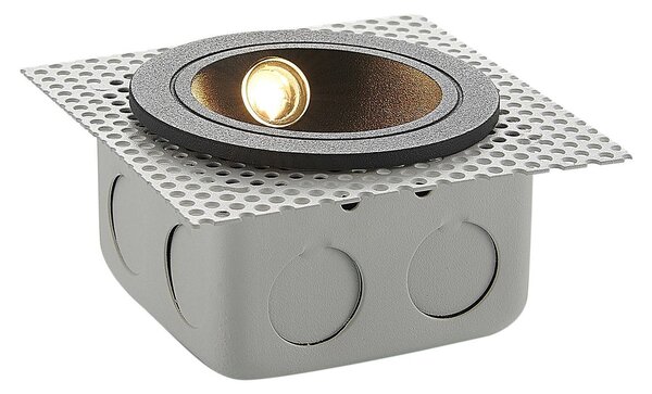 Lampada da incasso a parete LED Pordis, IP65, rotonda