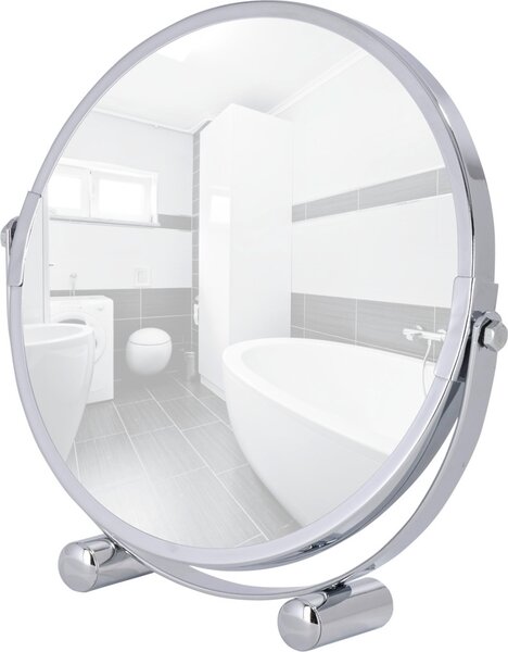 WENKO cosmetic stand specchio bagno WC MERA Ø 16 make-up stand piedi inclinabile 5-fold