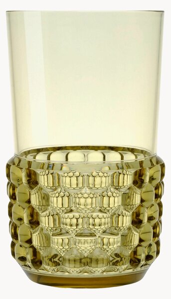 Bicchieri con motivo strutturato Jellies 4 pz