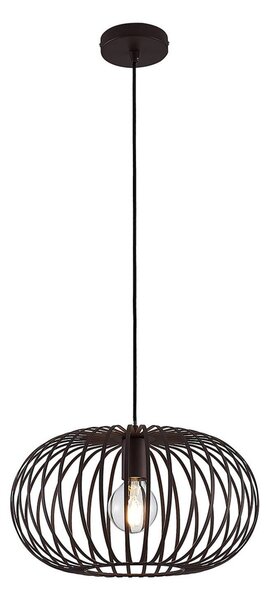 Lampada a sospensione Lindby Nahele, marrone, metallo, Ø 40 cm, E27
