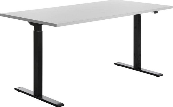 Topstar TTS16080SG Topstar E-Table höhenverstellbarer Schreibtisch lichtgrau rechteckig