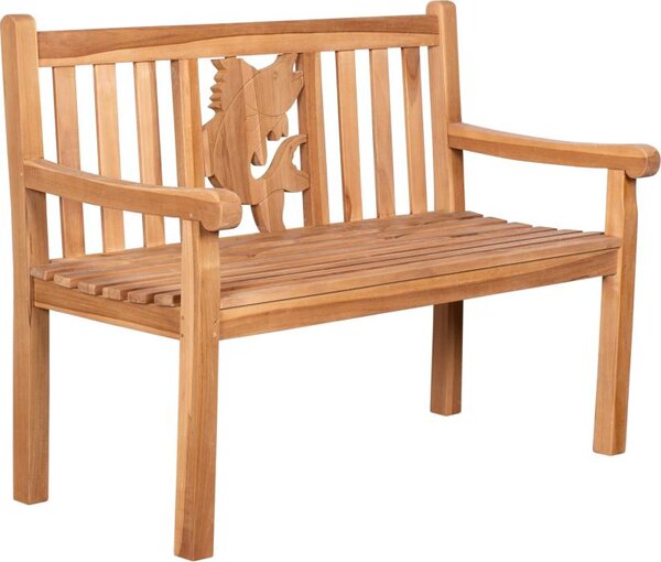 Panchina da giardino in teak 120 cm