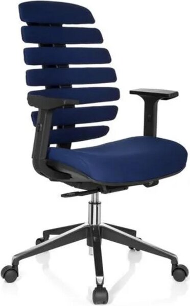 Sedia da ufficio, girevole, ERGO LINE II Blue
