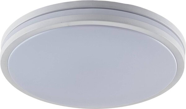 Lampada da soffitto Arnim LED, bianco, plastica, Ø 49 cm, IP44