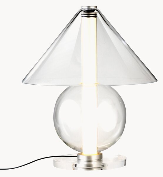 Lampada da tavolo a LED in vetro soffiato con luce regolabile Fragile