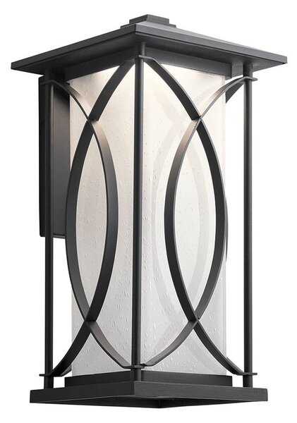 Elstead Ashbern Applique da esterno E27 46 cm Nero testurizzato IP44