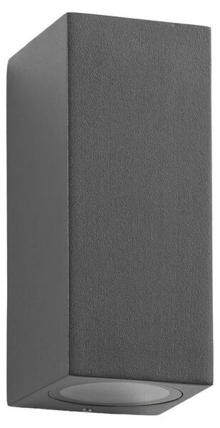Lucande applique Xava, up/down, antracite, 2 luci, GU10