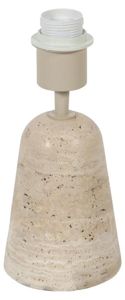 Lampada da tavolo - crema - Travino - plastica metallo pietra - Ø 11cm - E27 - 4402CR - Anne Lighting