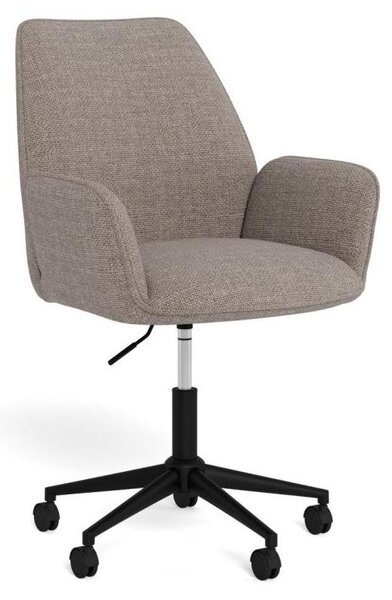 Sedia da ufficio Glenda grigio chiaro marrone