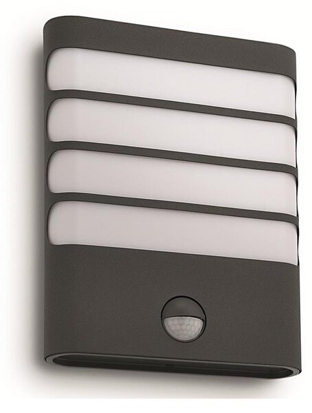 Philips 17274/93/16-LED Lampada da esterno a LED con sensore RACCOON LED/3W/230V IP44